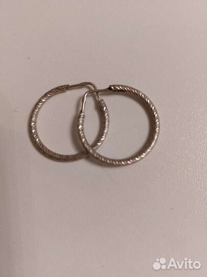 Серьги серебро 925пр 2,35гр