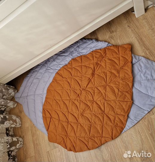 Хлопковые коврики листья