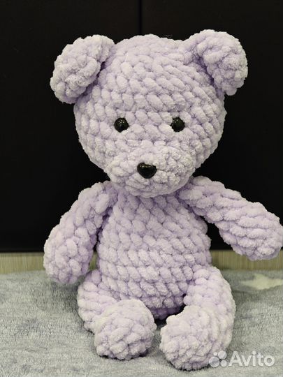 Медвежата из плюшевой пряжи