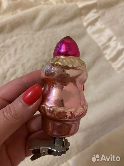 Елочная игрушка СССР Мачеха из сказки Морозко