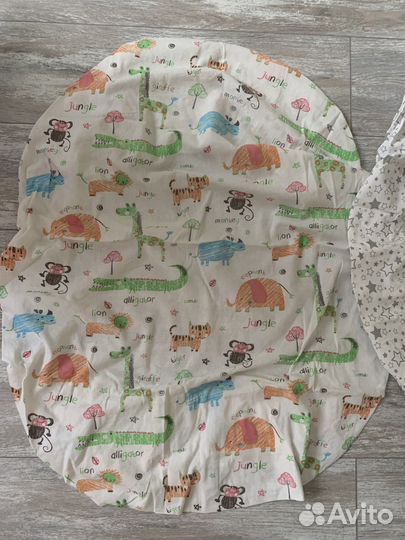 Наматрасники и простыни овал 125*75