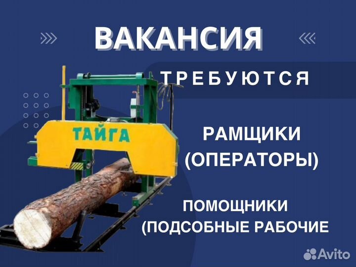 Рамщики на ленточную пилораму