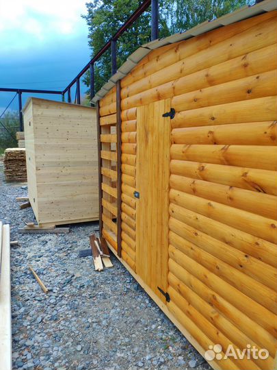 Хозблок с дровником