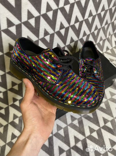 Ботинки Dr. Martens 1461 Sequin Reversible