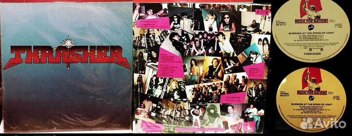 Импорт. пластинки в стиле Heavy и Trash Metal rock