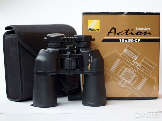 Бинокль Binoculars Nikon Action 10x50 CF б/у купить в Москве ...