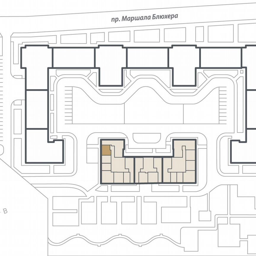 1-к. квартира, 35,1 м², 14/16 эт.