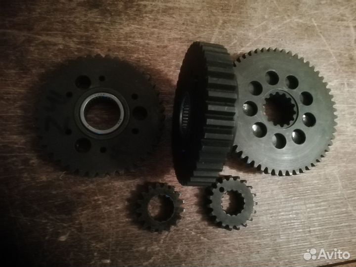 Шестерни для модификации кпп на снегоходы Рысь