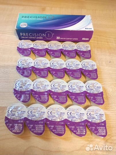 Линзы контактные однодневные