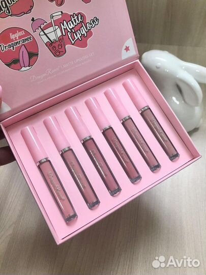 Набор стойких матовых помад для губ matte lipgloss