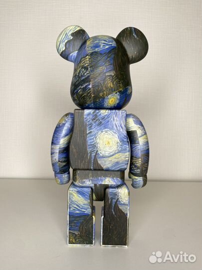 Bearbrick 400 28 см Van Gogh Starlight Night