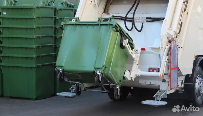 Евро контейнер для мусора 1 100 л