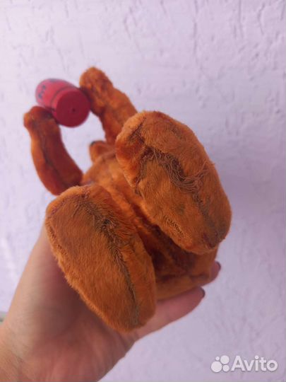 Плюшевый Мишка заводной с ключом СССР