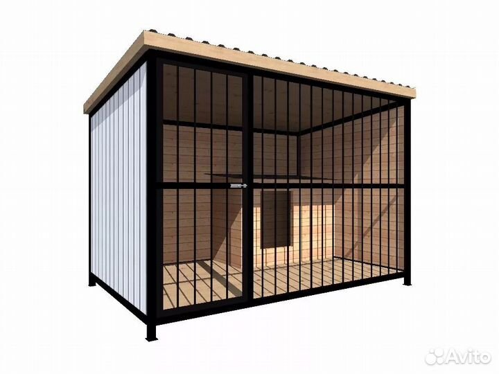 Вольеры и будки для собак на заказ