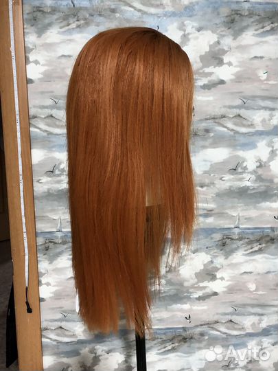 Парик рыжий длинный