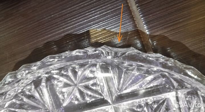 Хрустальное блюдо СССР