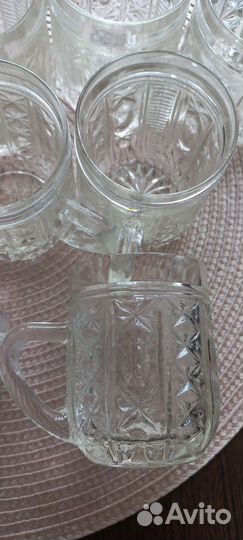 Чашки хрустальные 12шт