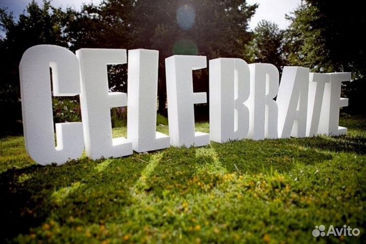 Фигуры, цифры, буквы, декор из пенопласта