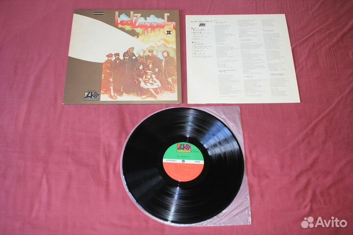 LED Zeppelin редкие LP japan постер 1-пресс