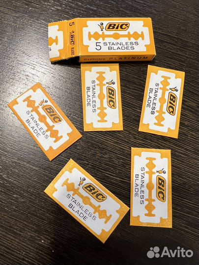 Новые лезвия BIC Chrome Platinum (винтаж)