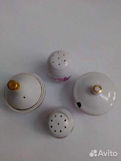 Красивый Набор из Фарфора для специй