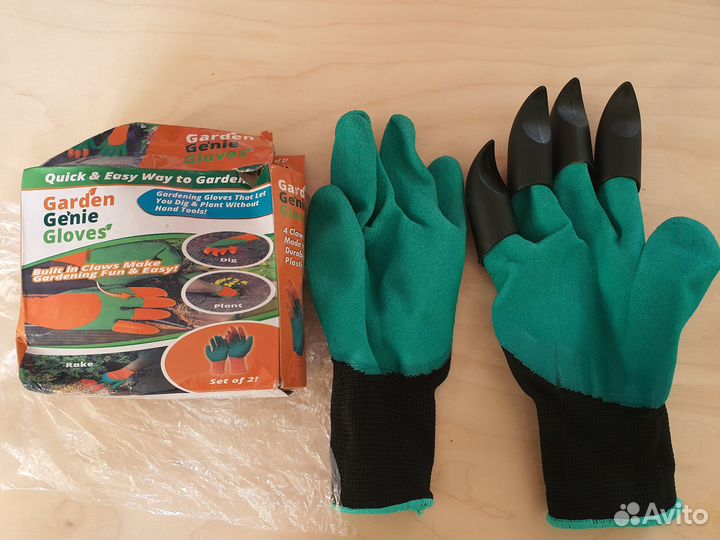 Новые перчатки с когтями для сада