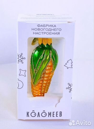 Елочная игрушка Кукуруза