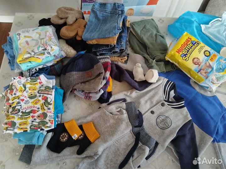 Вещи пакетом для мальчика 80-86