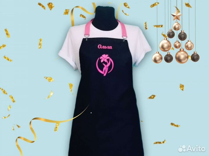 Фартук рабочий с логотипом для работы