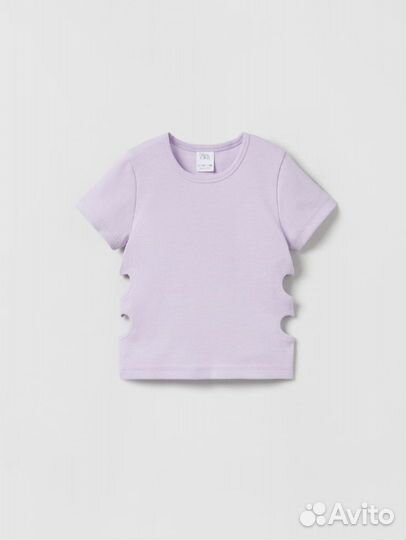 Футболка-топ zara для девочки 130 в наличии