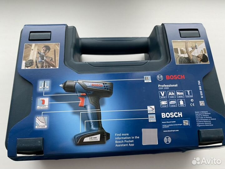 Дрель-шуруповерт Bosch GSR 1000