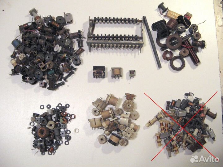 Индуктивности, ферриты, тр-ры, электромагниты СССР