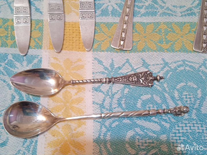 Ложки серебряные
