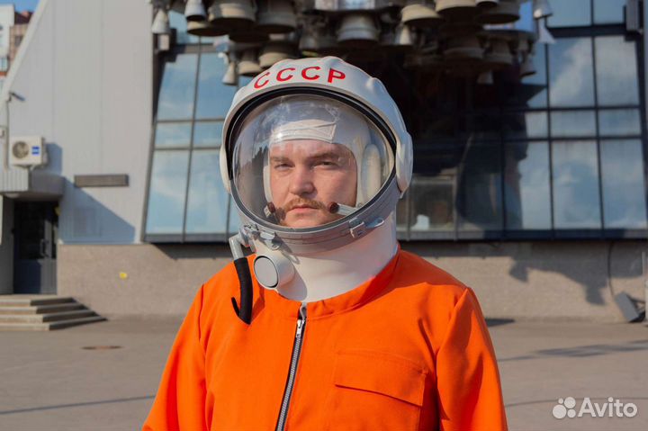 Шлем космонавта Ю. А. Гагарина. Скафандр. ск-1