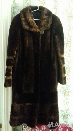 Шуба мутон трапеция