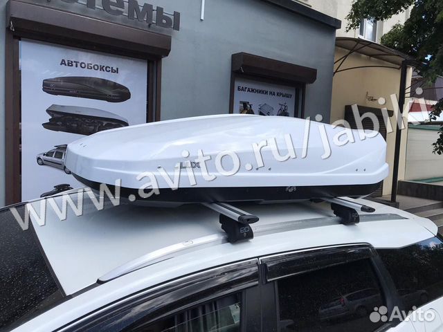 Багажный бокс Lux Irbis White 450L