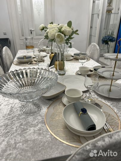 Аренда столов, стульев, посуды