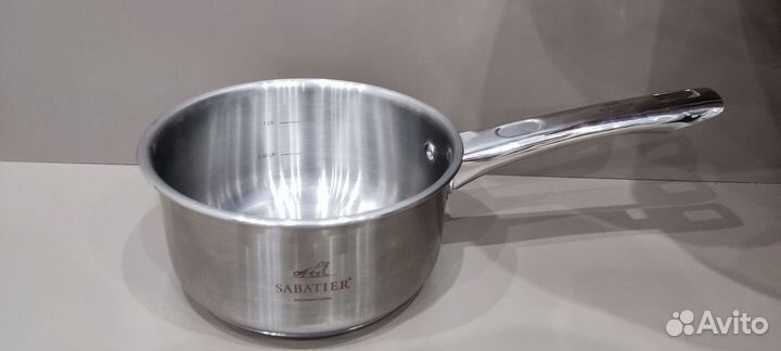 Ковшик из нержавейки, 1л, фирма Sabatier