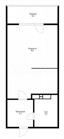 Квартира-студия, 20,7 м², 16/24 эт.