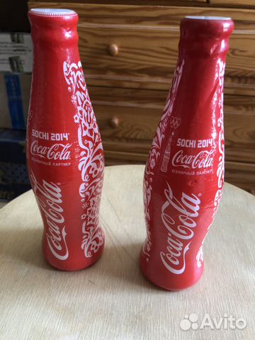 Мягкие бутылочки Coca Cola Sochi 2014