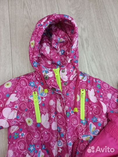 Полукомбинезон и куртка на девочку 80 86