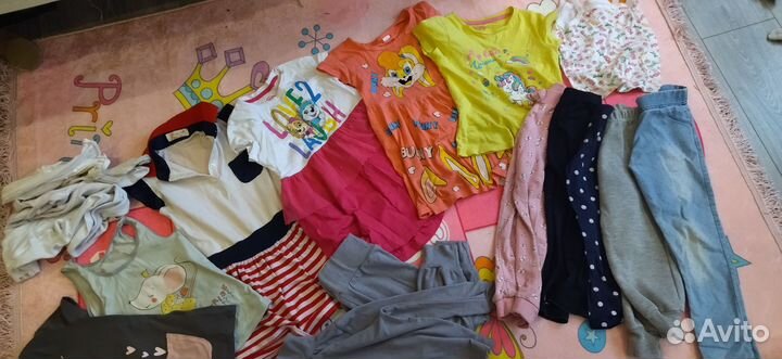 Детские вещи пакетом для девочек 104-110