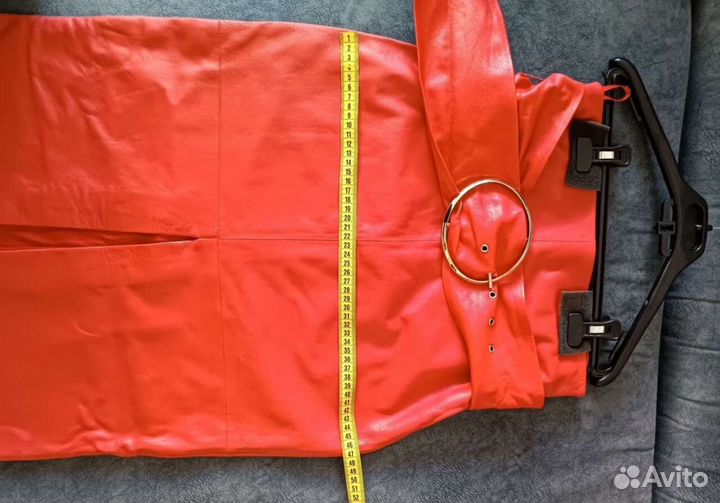 Юбка из кожи ягненка