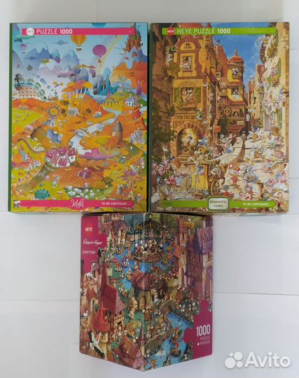 Пазлы wasgij, educa, hatber, step, astrel