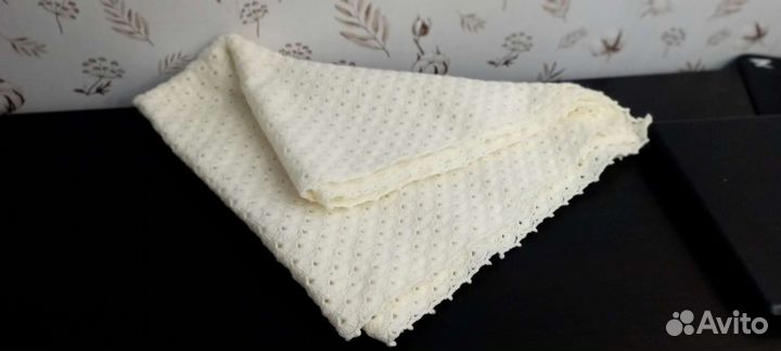 Плед детский вязаный ручная работа