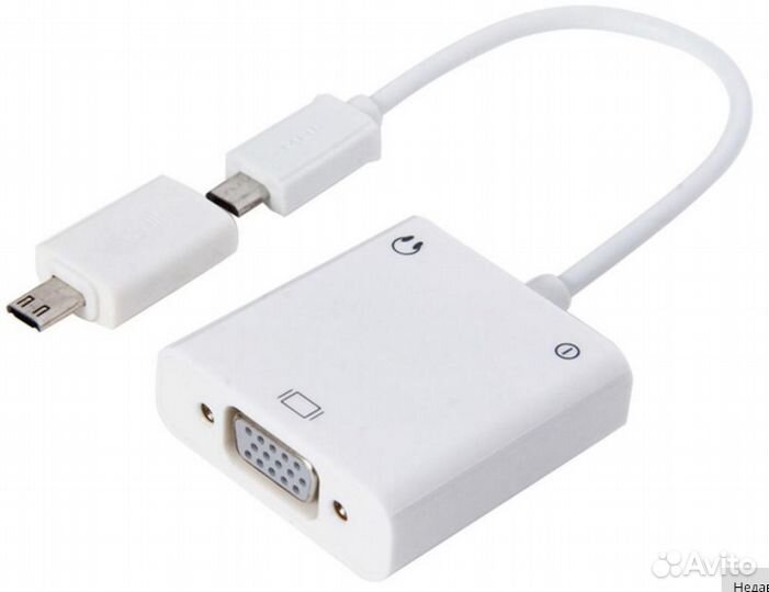 Micro USB VGA адаптер, Подключаем монитор