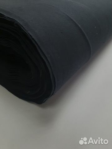 Ткань Бязь черная, ширина 150 см