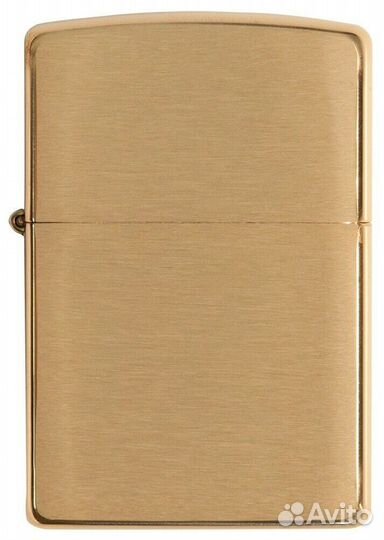 Зажигалка Zippo 204B Brushed Brass Оригинал Новая
