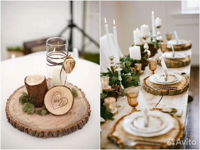 Декор Рустик для свадьбы