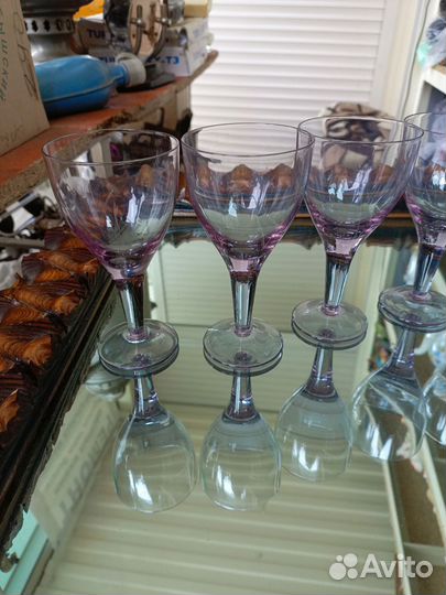 Бокал александритовое стекло, хамелеон